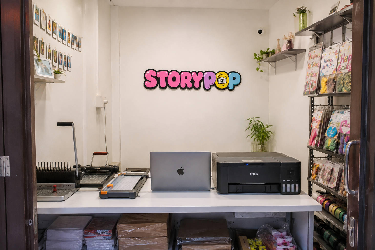 StoryPop studio in Bengaluru — where every print is made